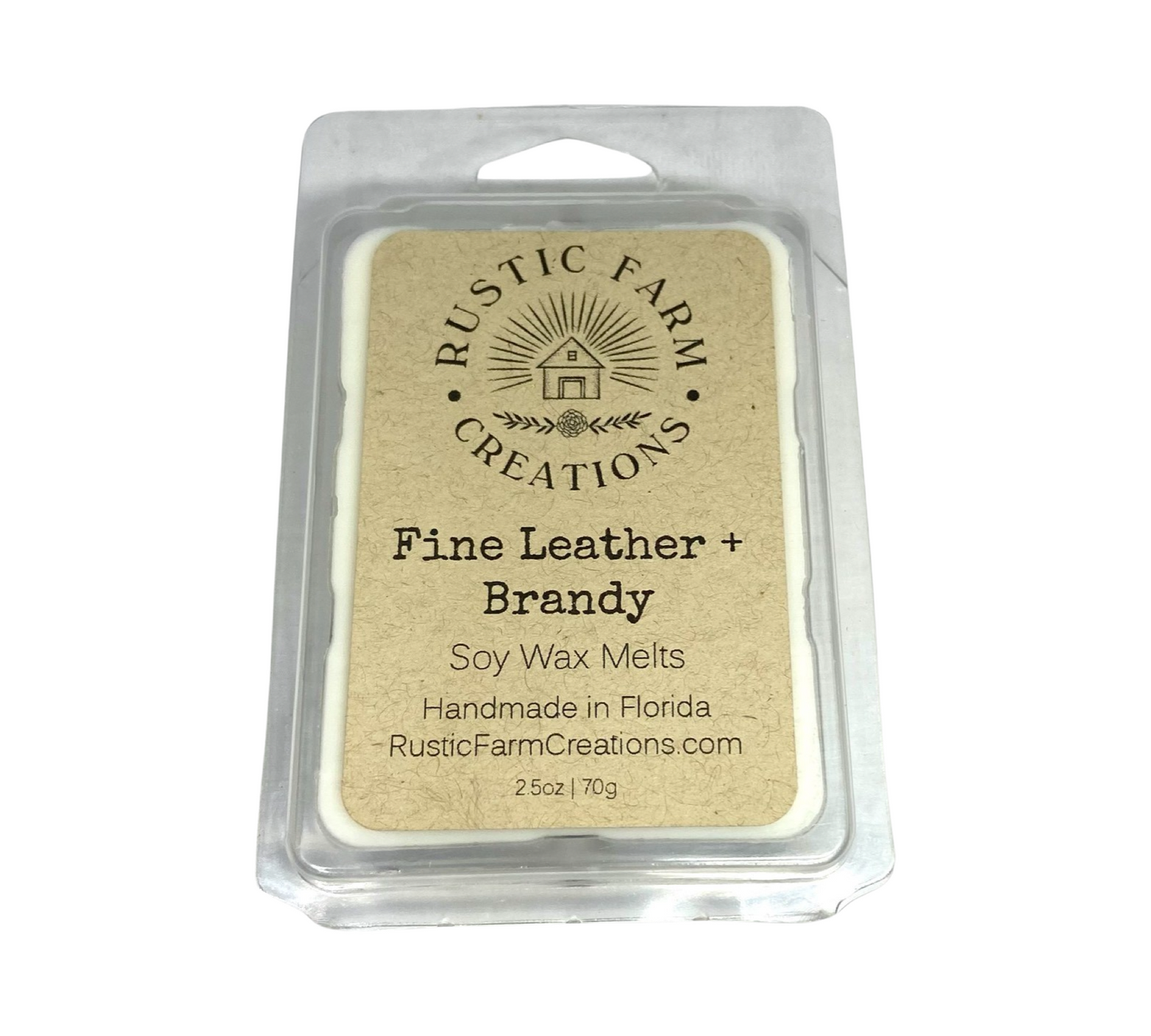 Fine Leather + Brandy Soy Wax Melt