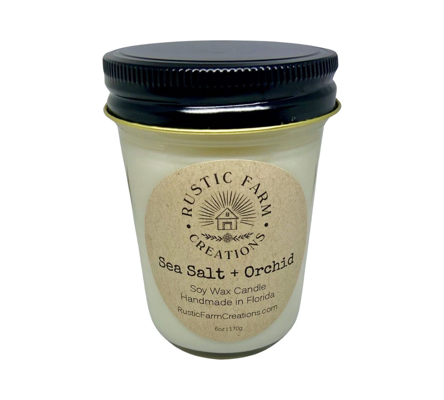 Sea Salt and Orchid Soy Candle