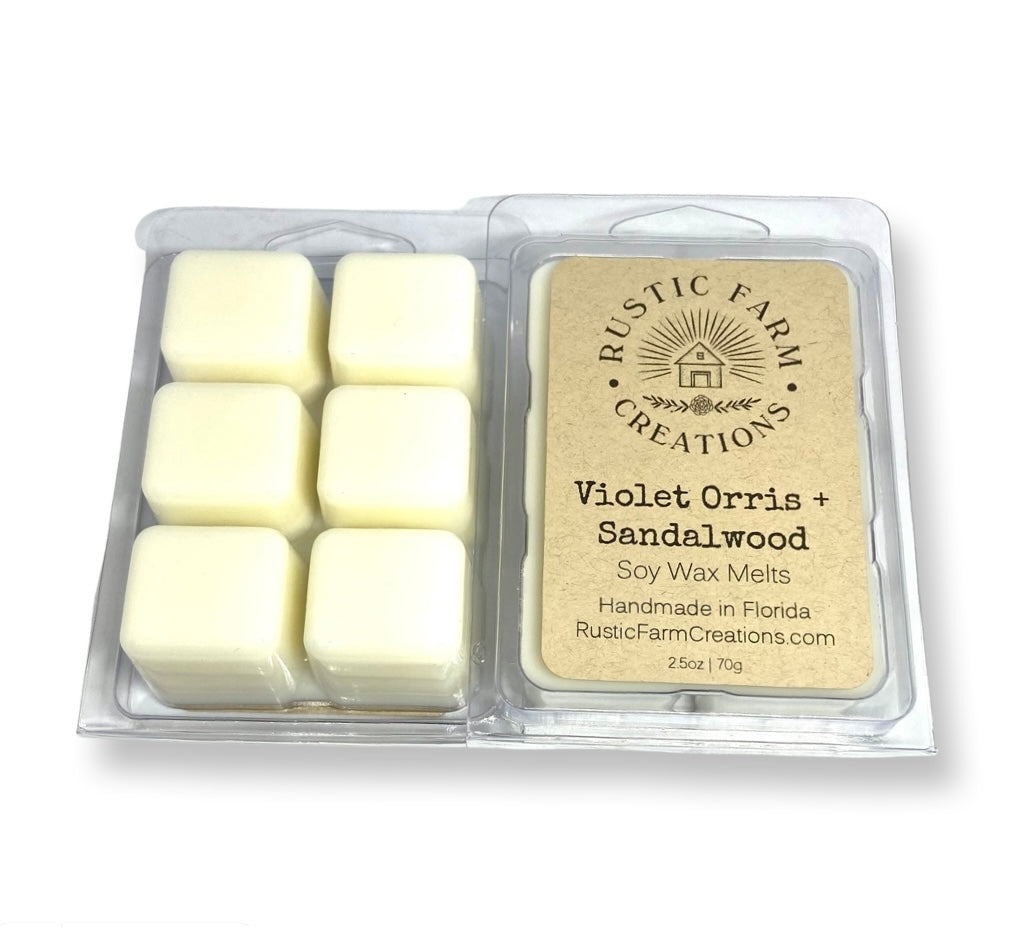 Violet Orris and Sandalwood Soy Wax Melt