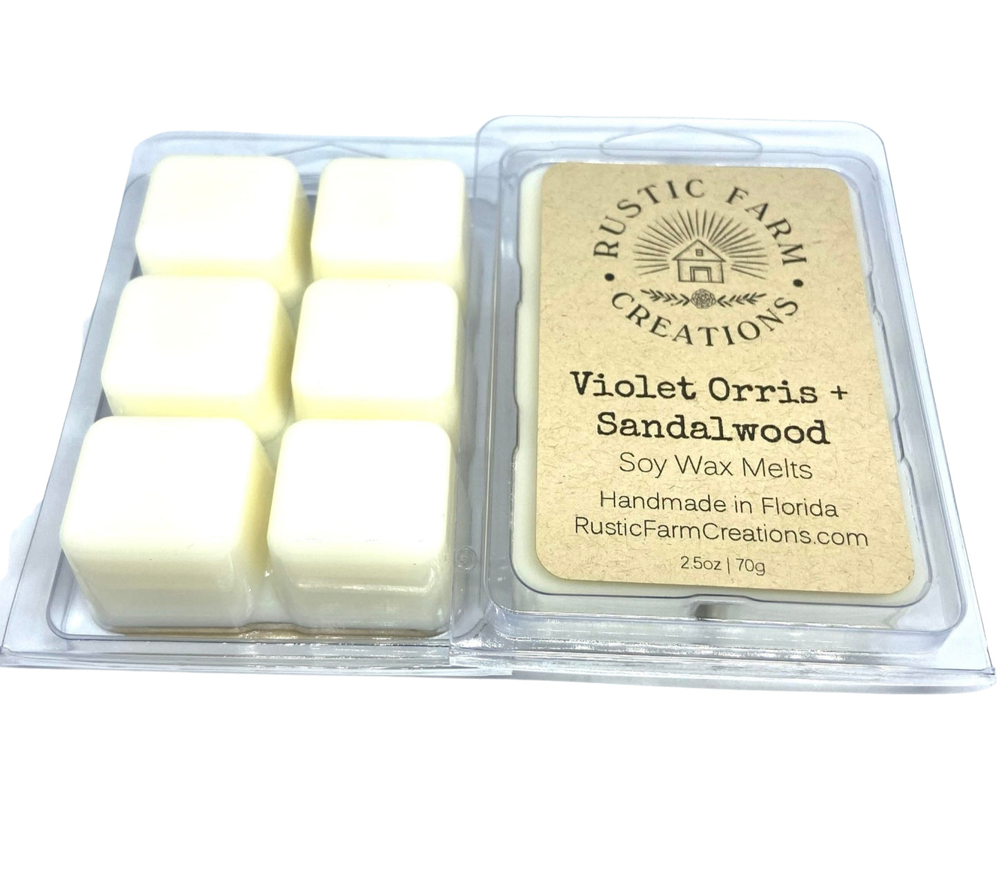 Violet Orris and Sandalwood Soy Wax Melt