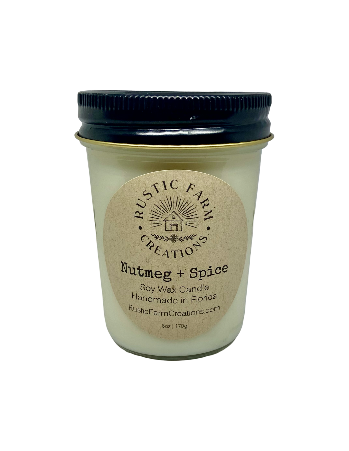 Nutmeg + Spice Soy Candle