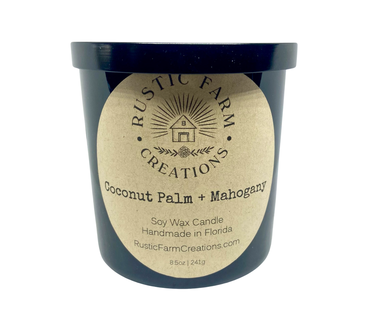Coconut Palm and Mahogany Soy Candle